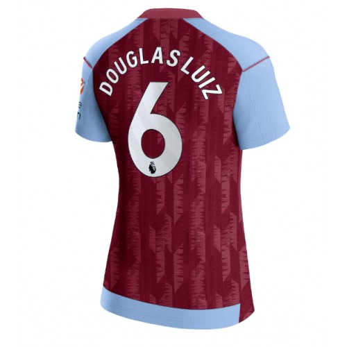 Aston Villa Douglas Luiz #6 Domaci Dres za Ženska 2023-24 Kratak Rukav